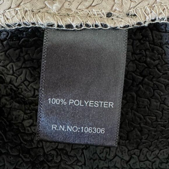 Berek Artistic Textured Abstract Pebbles Jacket Cardigan Cream Black M Like New - Picture 13 of 14